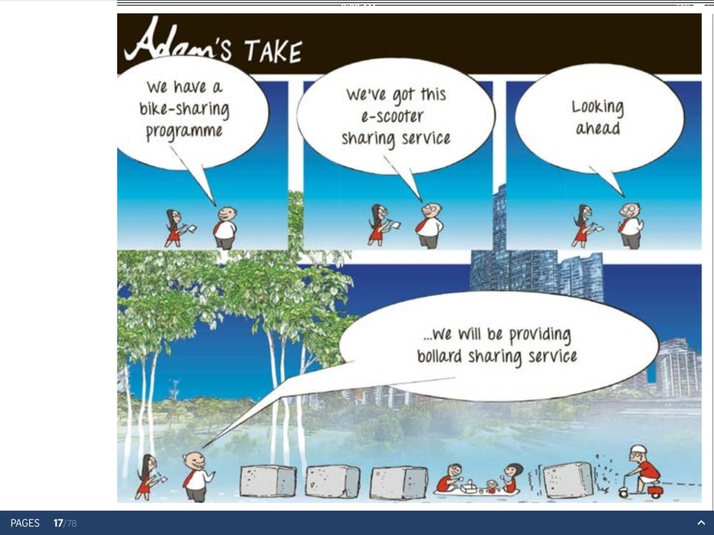 Bollard Sharing Service to block E-Scooters - Falcon Mobility Singapore