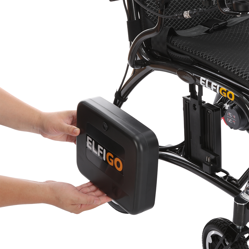 Ultra-Lite Carbon Electric Powered Motorised Wheelchair PMA V2 (10.8 kg) Battery Instalment 1