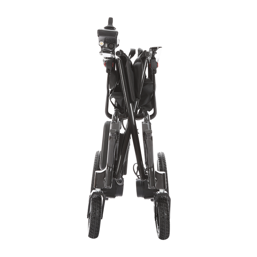 Ultra-Lite Carbon Electric Powered Motorised Wheelchair PMA V2 (10.8 kg) Folded Front