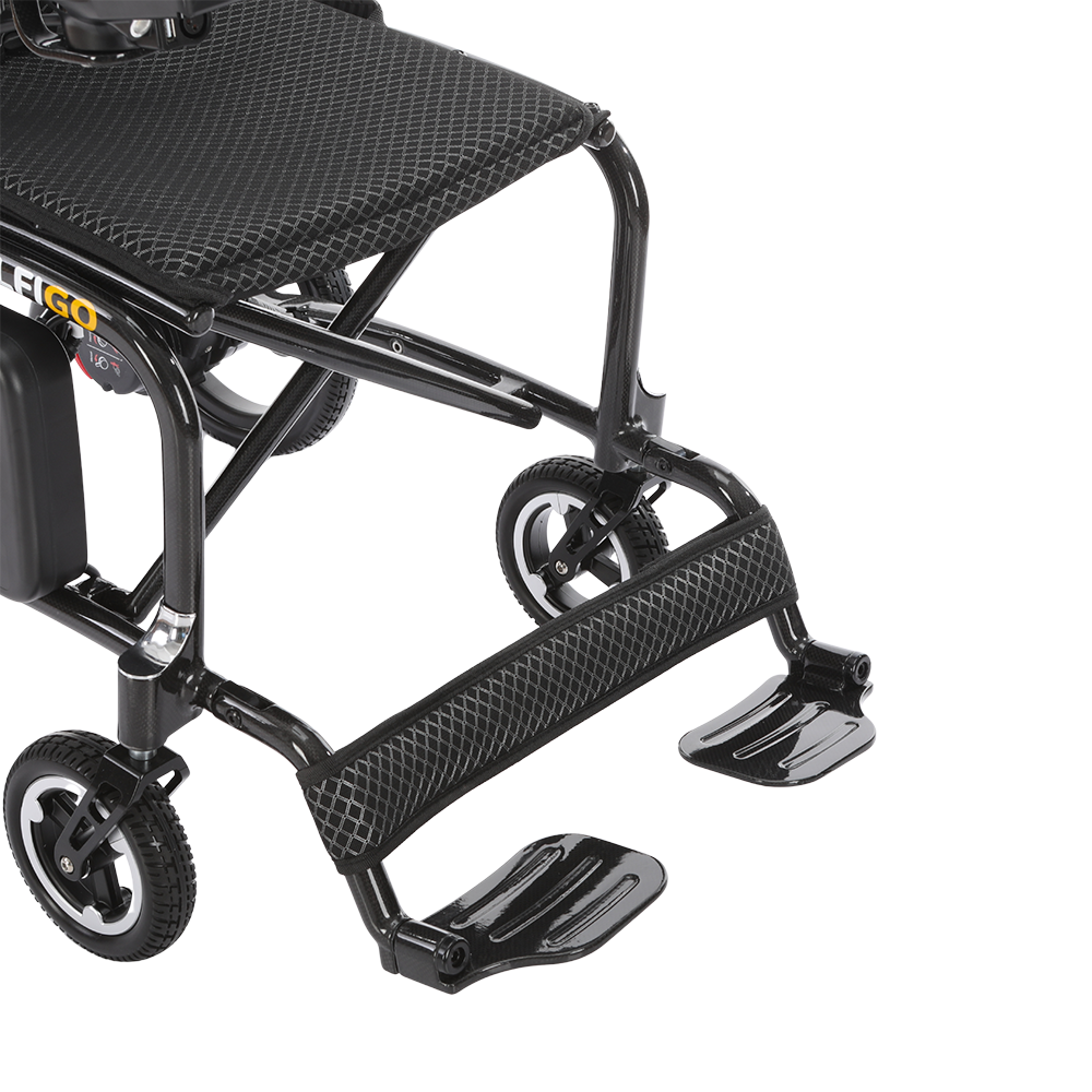 Ultra-Lite Carbon Electric Powered Motorised Wheelchair PMA V2 (10.8 kg) Legrest
