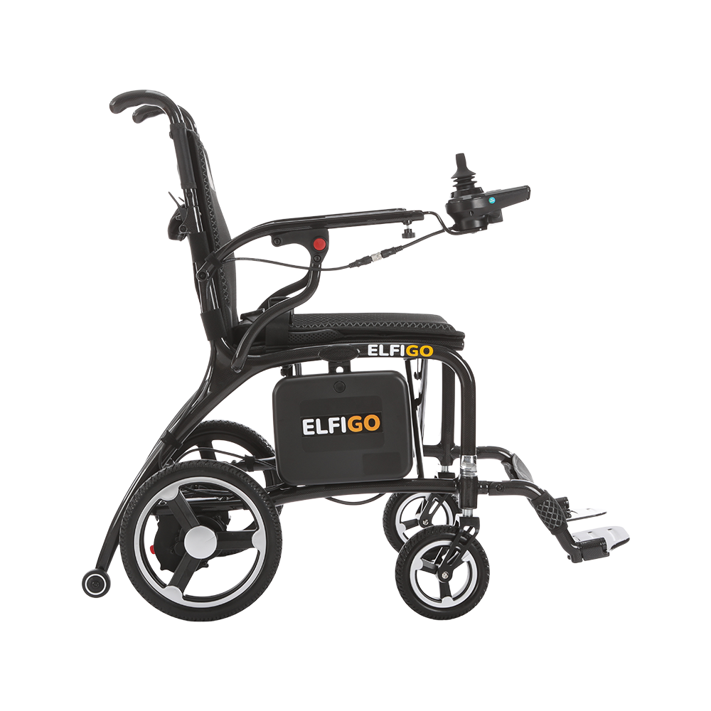 Ultra-Lite Carbon Electric Powered Motorised Wheelchair PMA V2 (10.8 kg) Right Side
