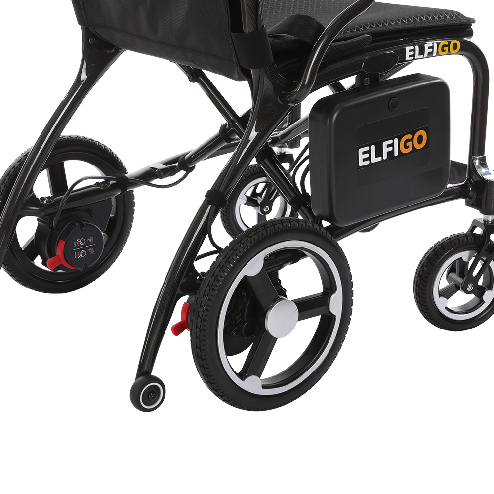 Ultra-Lite Carbon Electric Powered Motorised Wheelchair PMA V2 (10.8 kg) Wheel Back 45