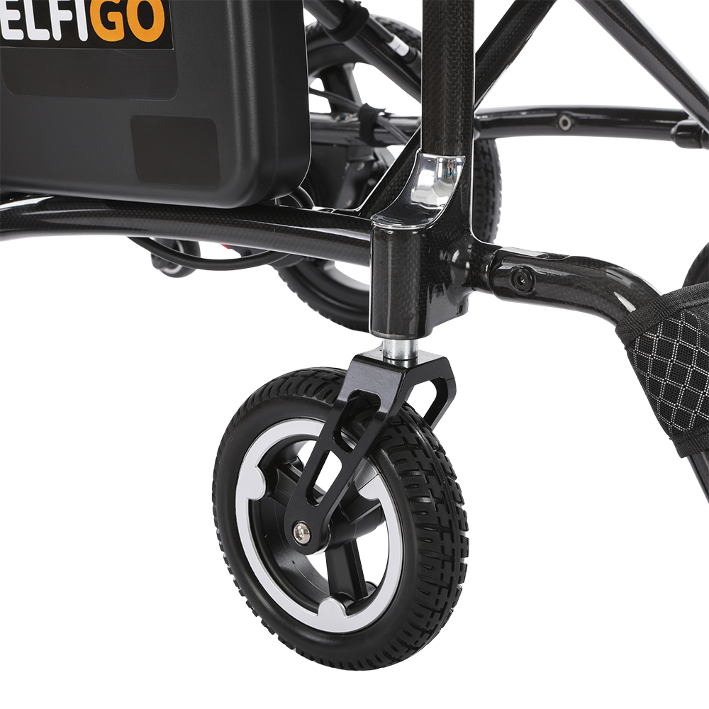 Ultra-Lite Carbon Electric Powered Motorised Wheelchair PMA V2 (10.8 kg) Wheel Front