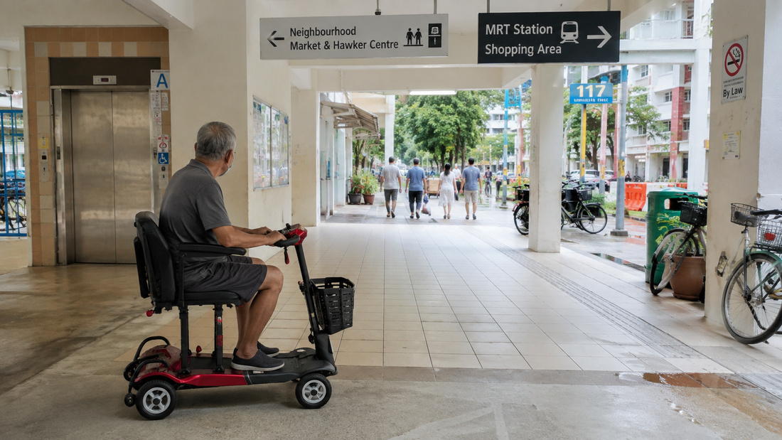 Neighbourhood Familiarity vs Wider Community Travel: How Singapore Seniors Choose Where a Mobility Scooter Becomes Part of Their Mobility Routine