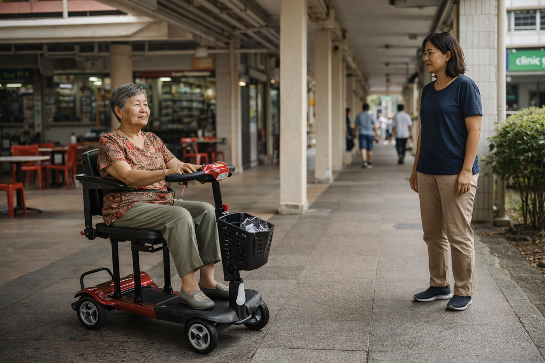 The Day They Stop Going Out Alone: Why That’s the Moment Families in Singapore Rethink Mobility Scooters