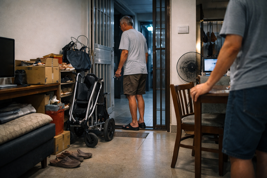 “Leave It There for Now”: The Unspoken Storage Negotiations That Decide Whether a Motorised Wheelchair Gets Used at Home