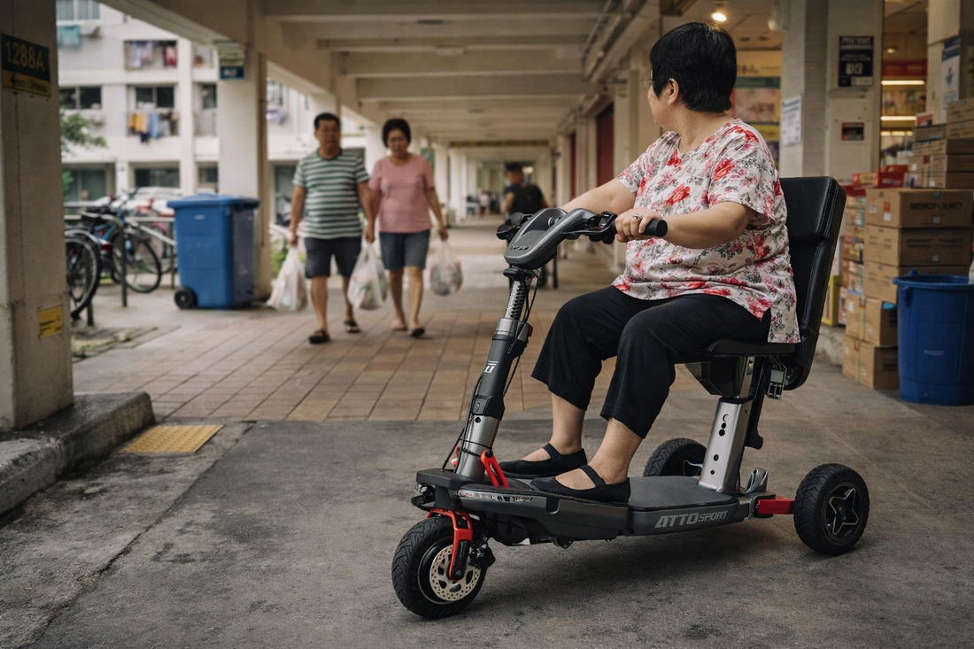 The Pavement Courtesy Slowdown: Why Mobility Scooter Users in Singapore Often Travel Slower Than They Intend