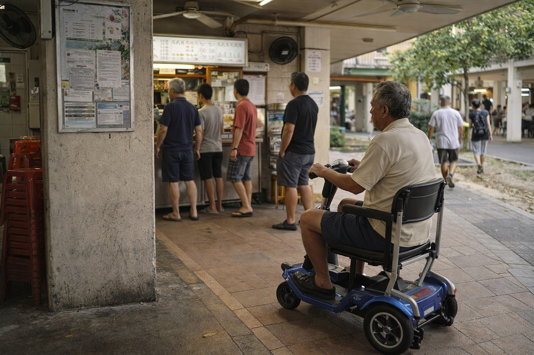 “Should I Queue or Move Aside?”: The Unclear Rules of Space at Busy Neighbourhood Stalls
