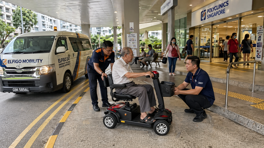 PMA Stops Just Outside the Polyclinic Entrance—But the Final Ramp Cannot Be Cleared