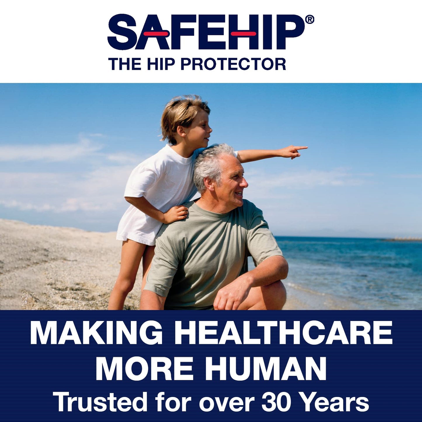 Safehip Active Hip Protector for Active Elderly - Injury Prevention Hip Pads
