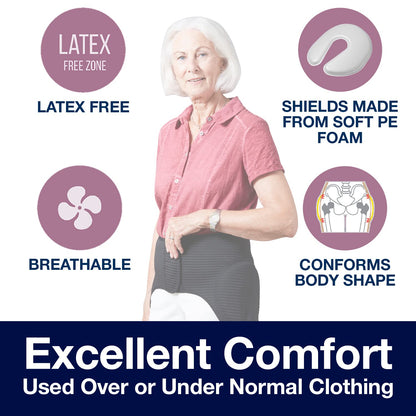 Safehip Active Hip Protector for Active Elderly - Injury Prevention Hip Pads