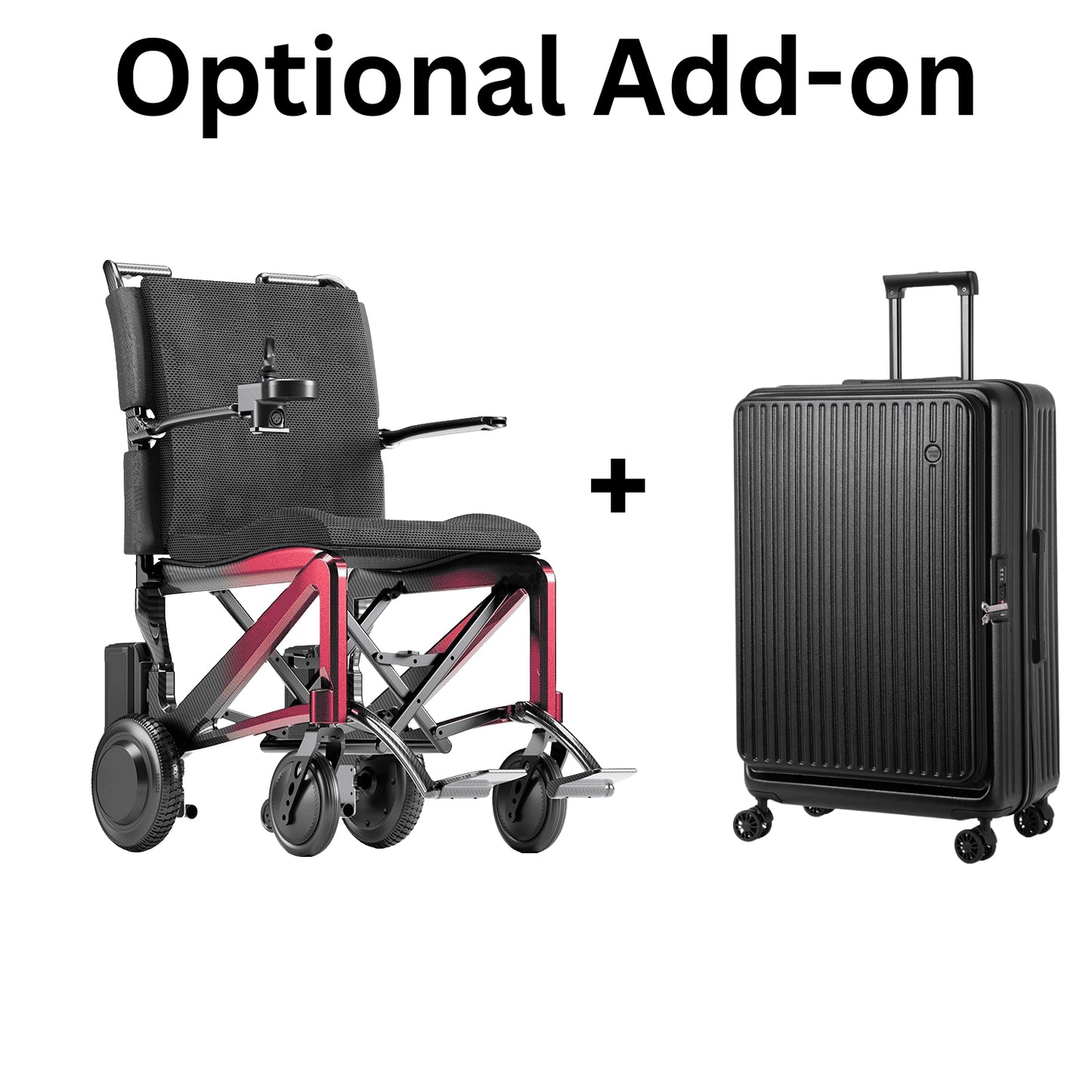 ELFIGO Travelier Carbon Suitcase Electric Powered Motorised Wheelchair (12.2kg)