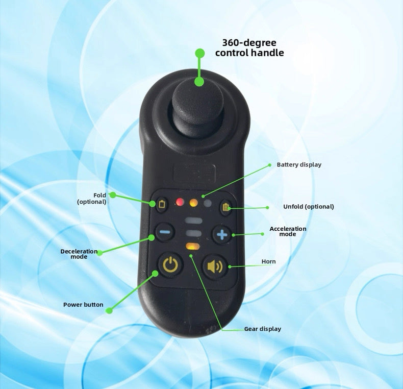 ELFIGO Travelier Carer-Controlled Electric Wheelchair