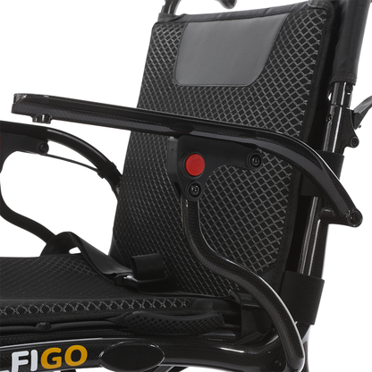 Ultra-Lite Carbon Electric Powered Motorised Wheelchair PMA V2 (10.8 kg) Armrest